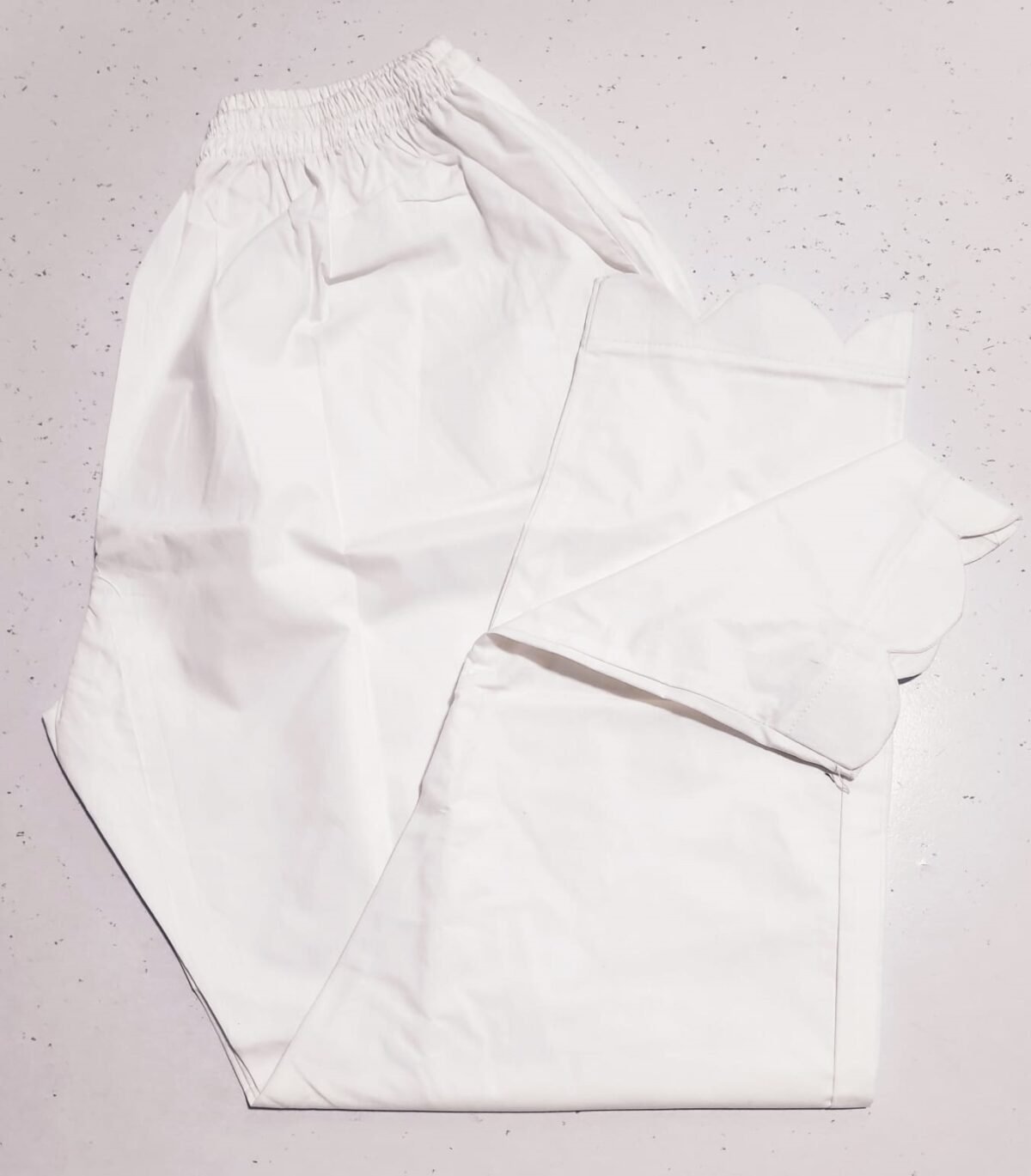 linen cropped trousers