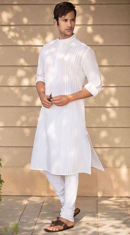 Men White Design 11 Color Kurta Pajama