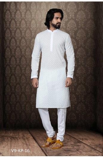 Men White Design 13 Color Kurta Pajama