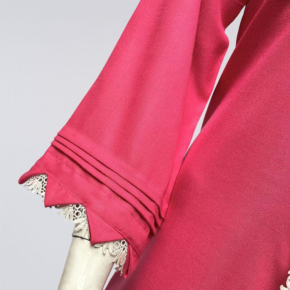 shocking pink linen co ord set