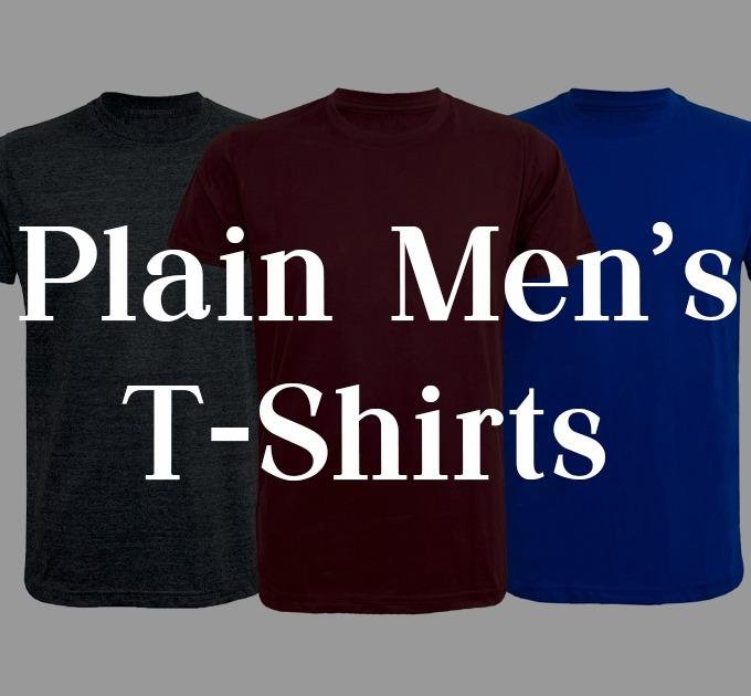 Buy Plain T Shirts For Men