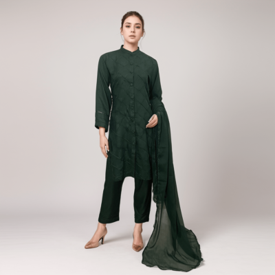 Dark Green co ord sets women