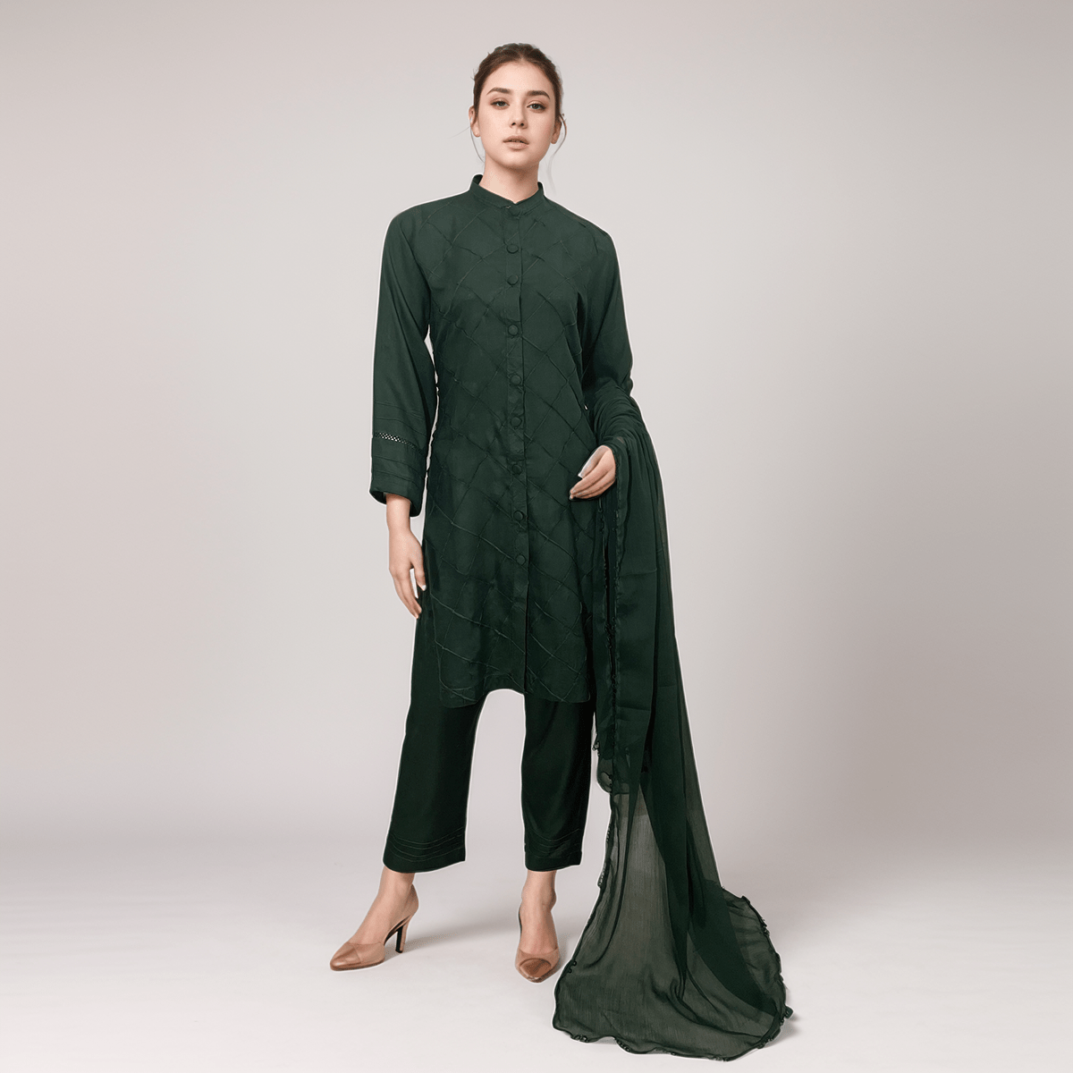 Dark Green co ord sets women