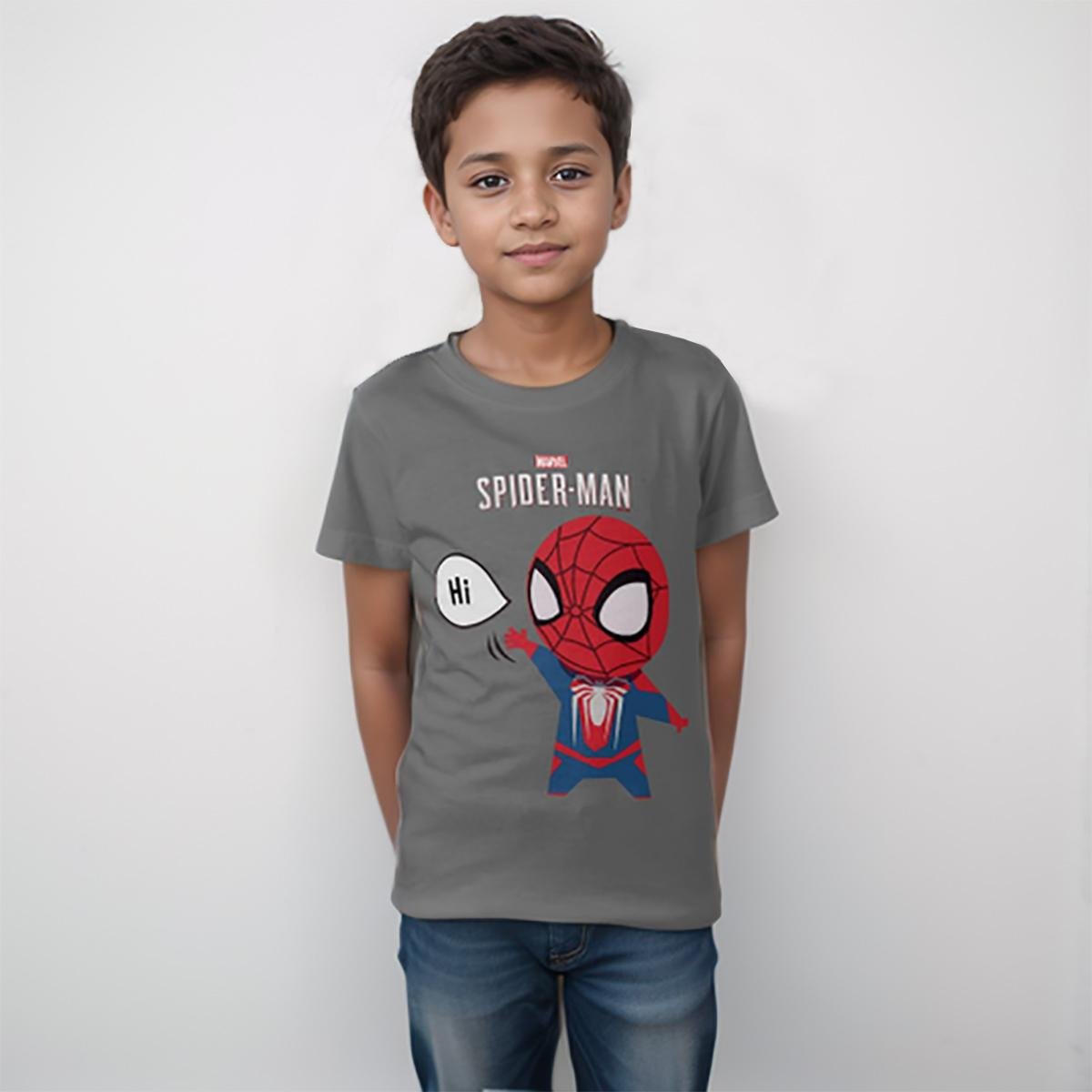 Spider Man Printed T-Shirt For Boy’s
