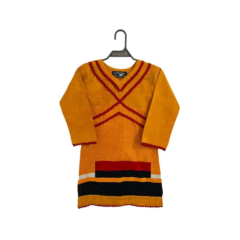 Pirate Gold Color Ready to Wear Girl Dress