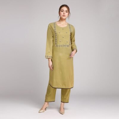 Sandy Brown latest kurti designs for womens