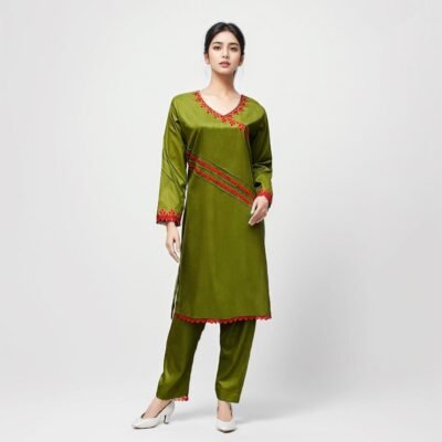 green colour kurti design