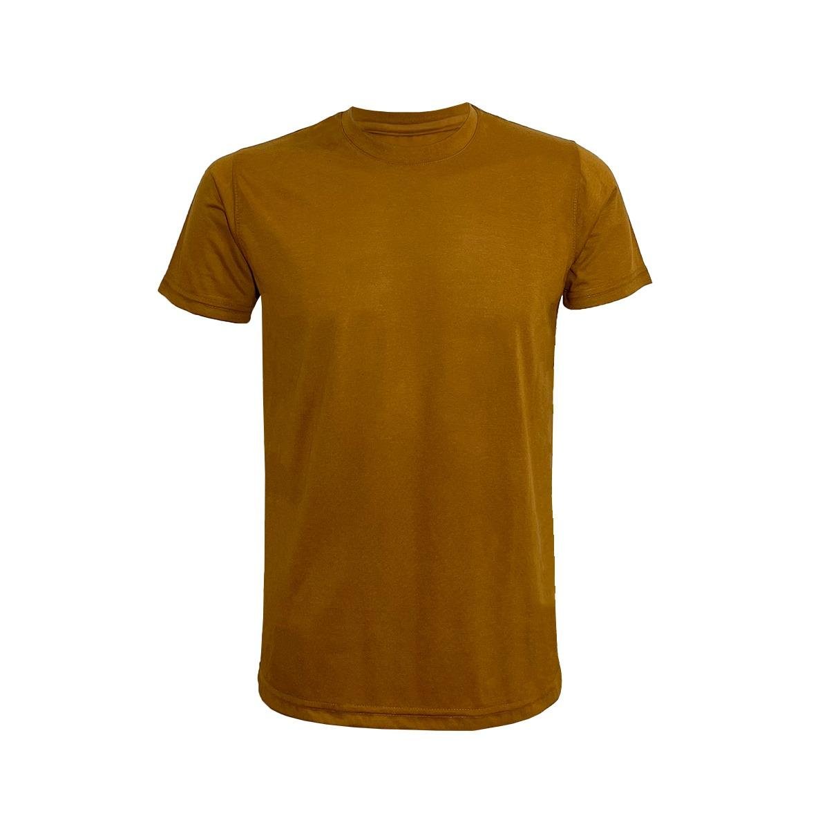 Buy Plain Mustard T-shirt Online
