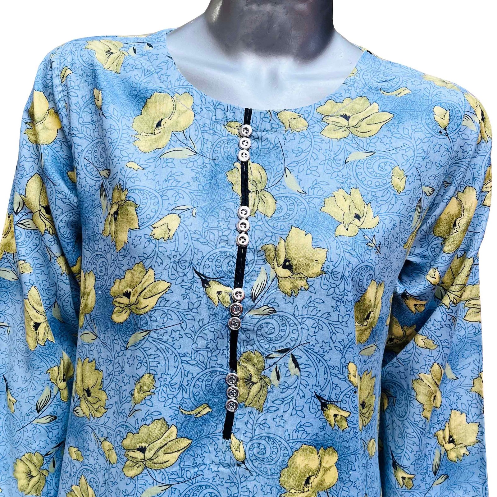 cloudy-blue-short-kurtis-wholesale