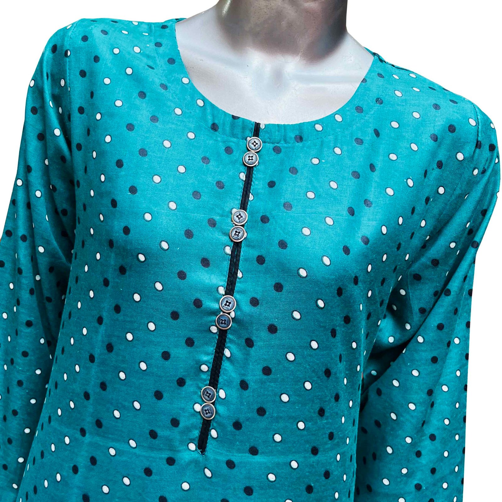 dark-cyan-lawn-wholesale-kurti-manufacturers