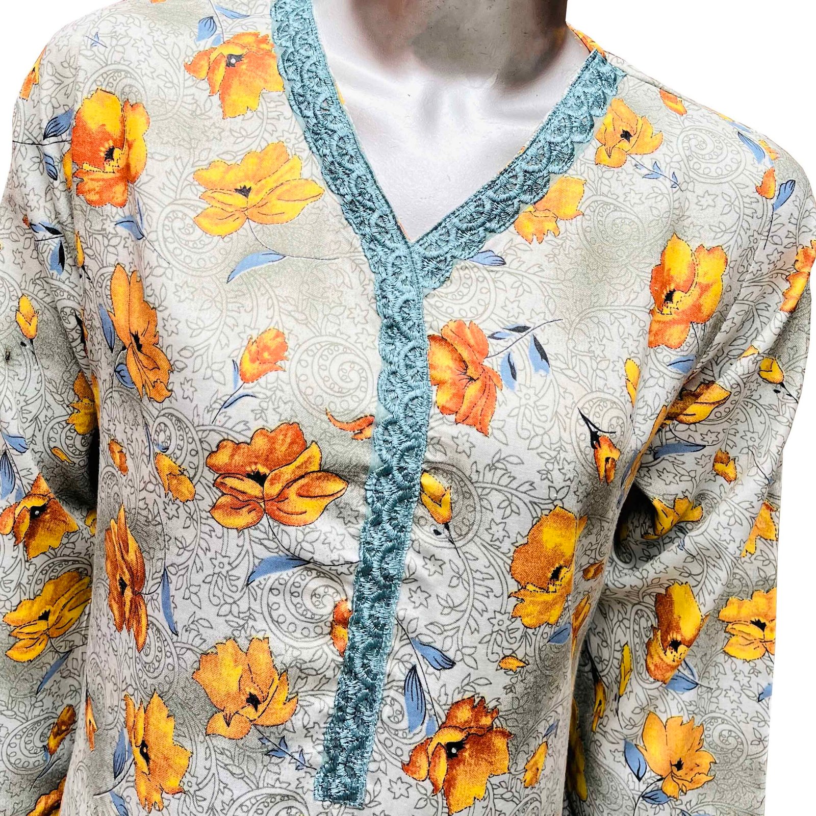 pastel-grey-lawn-wholesale-kurti-manufacturers