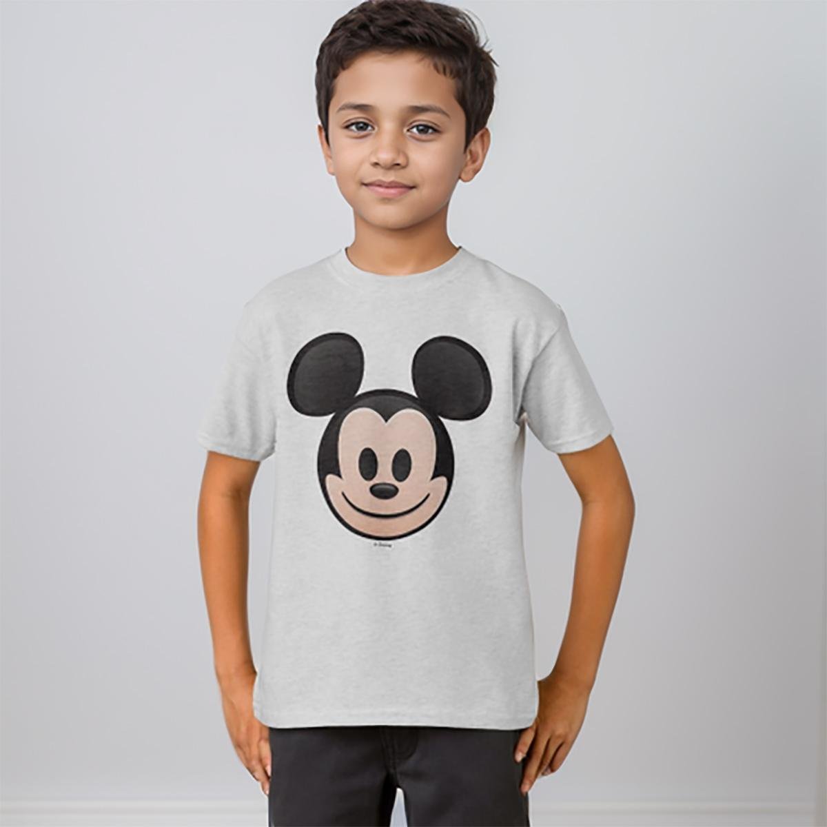 Micky Mouse Emoji Printed T-Shirt For Kids