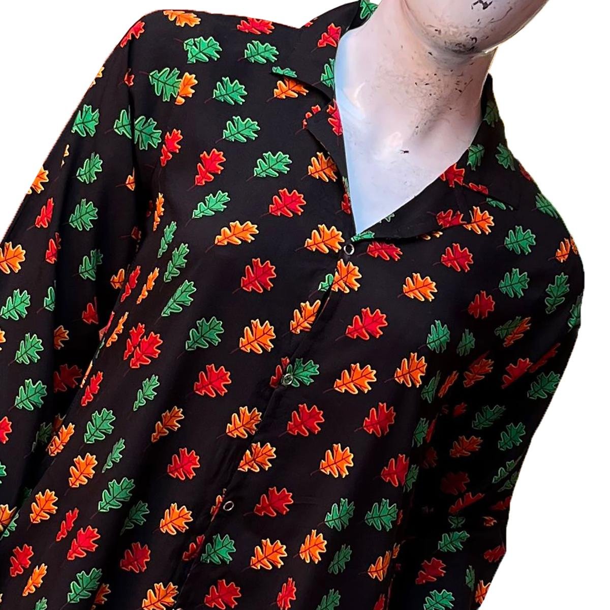 Black Color Ladies Print Co-Ord Set - Image 2