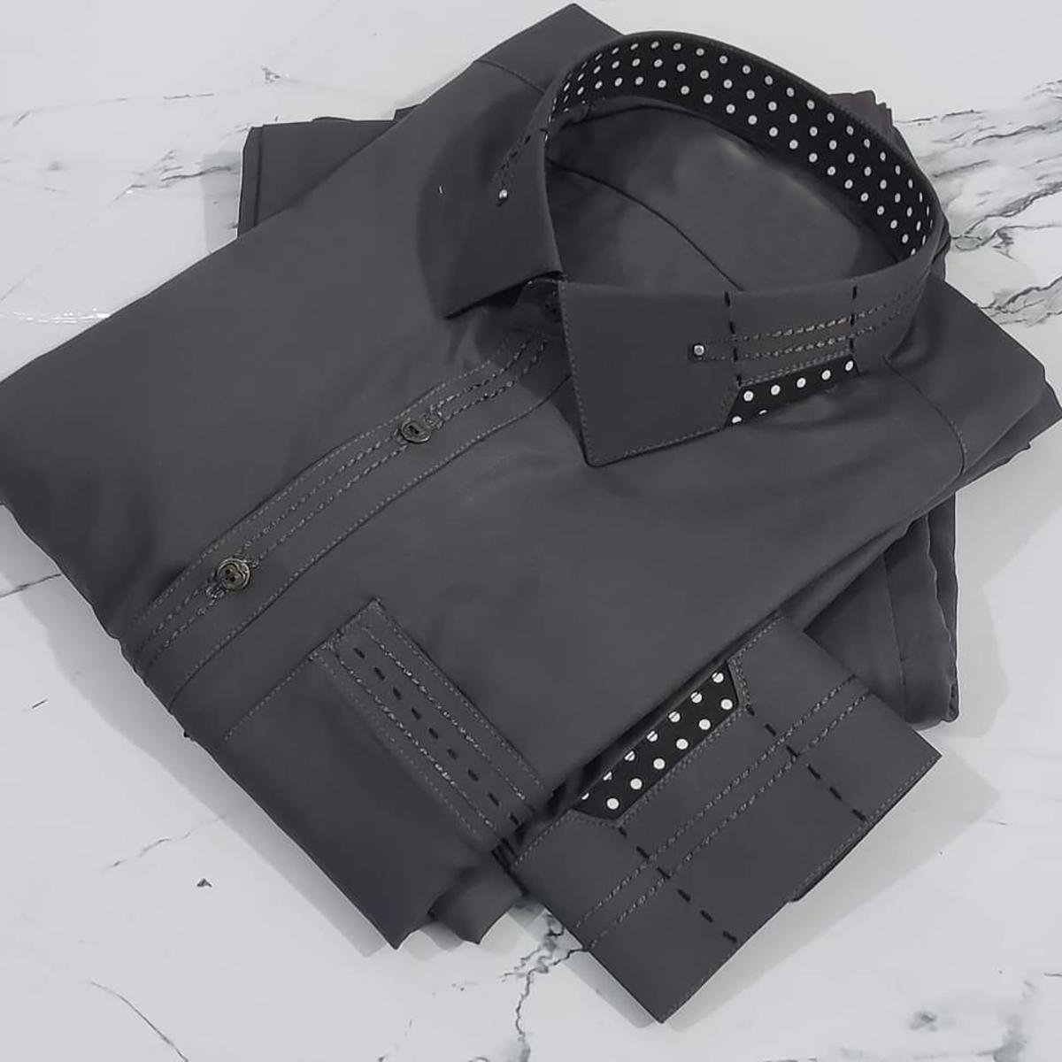 Charcoal Grey Color Men’s Shalwar Kameez