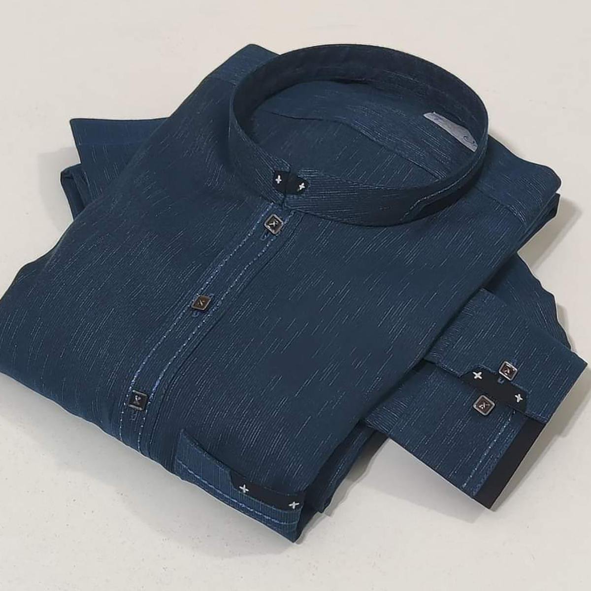 Dark Slate Blue Color Men’s Shalwar Kameez