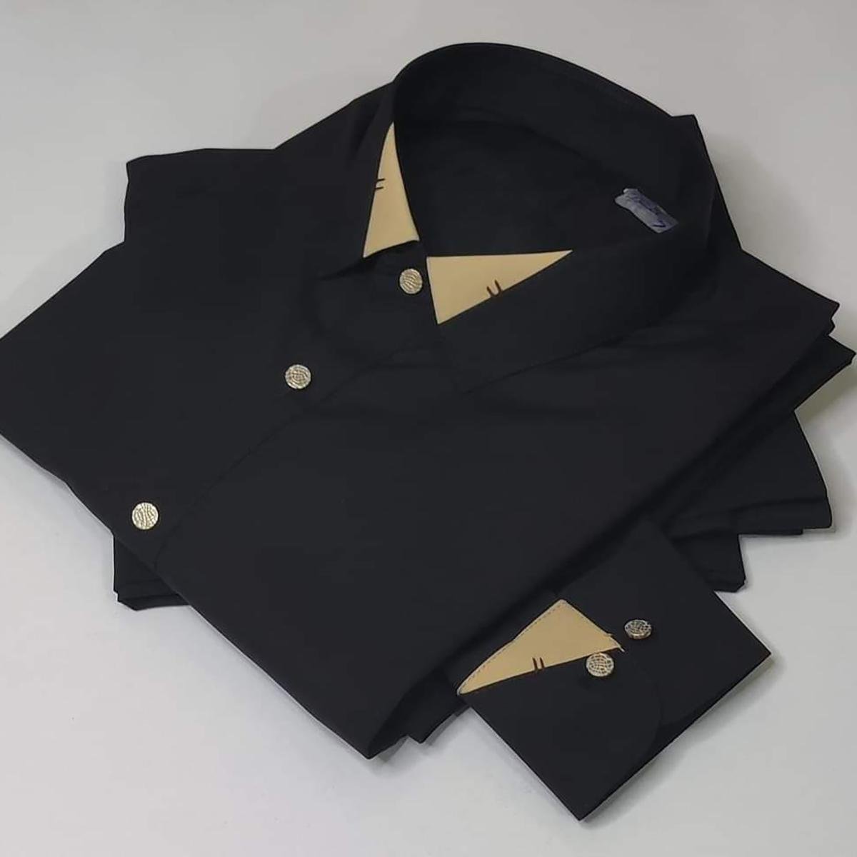 Jet Black Color Men’s Shalwar Kameez