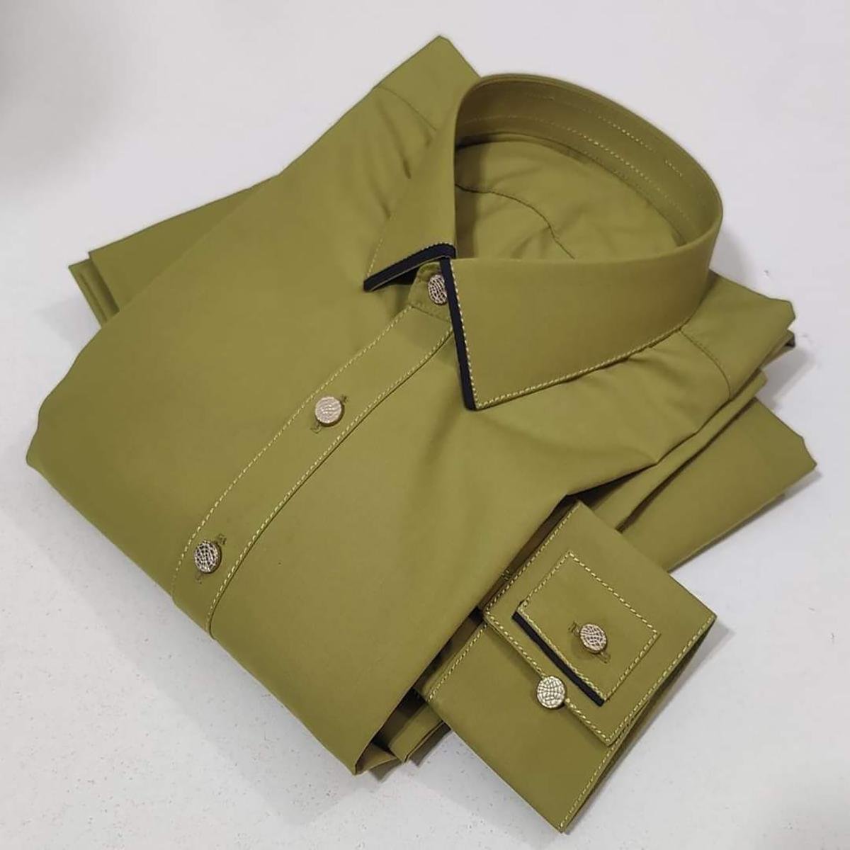 Muddy Green Color Men’s Shalwar Kameez