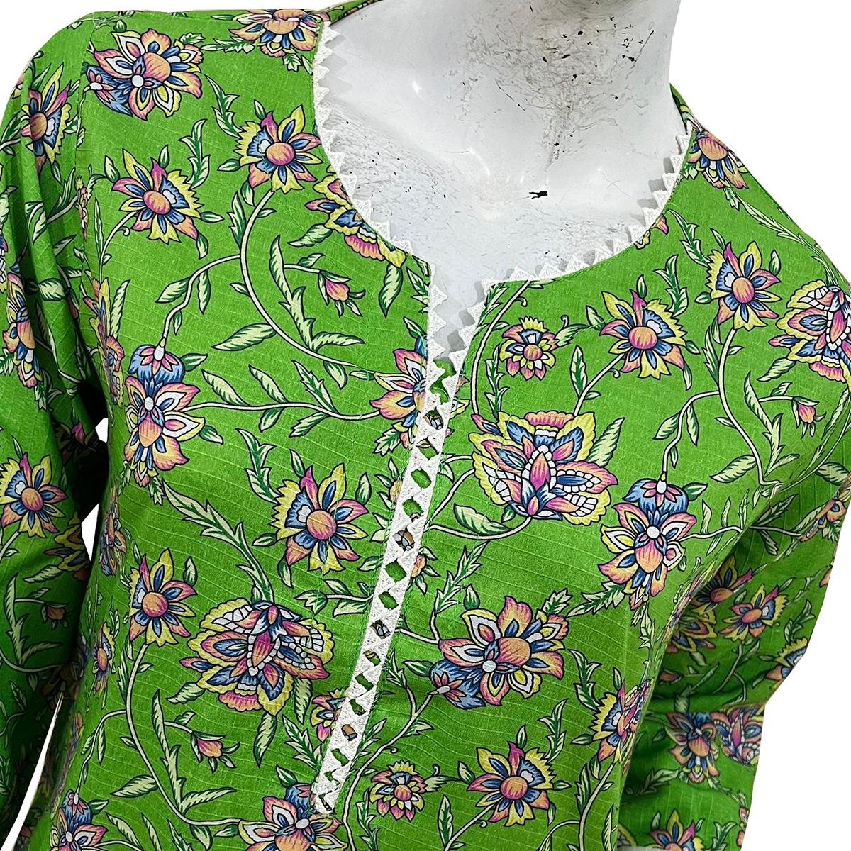 Grass Green Pakistani Linen suits