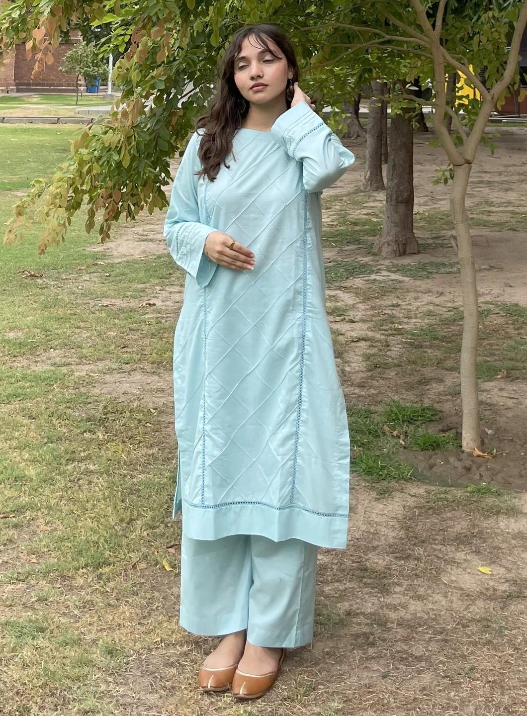 Azure Mist - 2 Piece Lawn Suit